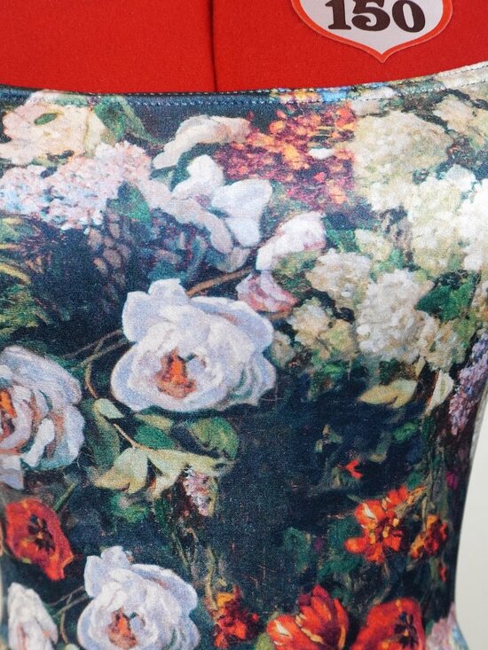 NWT Black Milk Limited Edition "Take My Monet 3/4 Sleeve Squared Up" Dress - Picture 2 of 8